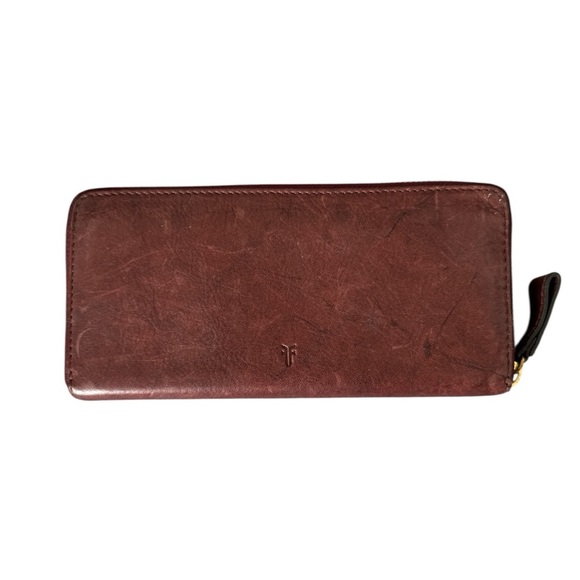 Frye Zip Around Wallet Genuine Leather - Picture 2 of 4